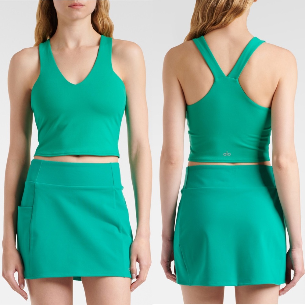 Alo Yoga โจ Airbrush Real Bra Tank Teal Sizeโ Small